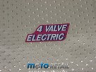 92-93 Yamaha XT600 stripe sticker decal 4 valve electric pink